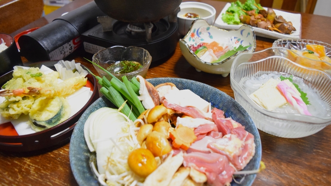【鶏すき焼き鍋】大和肉鶏使用♪煮込むほど旨味UP☆大人気プランが復活！